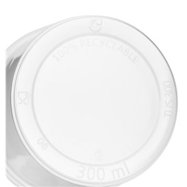 Tarrina de Plástico Transparente 300ml Ø10,5cm (1.000 Uds)
