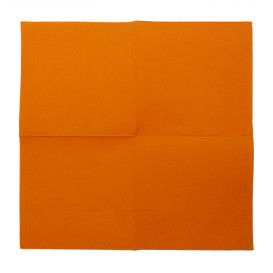 Servilleta Papel Naranja 2C Punta-Punta 33x33cm (50 Uds)