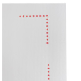 Servilleta Plana de Papel Sulfito Blanca 20x20cm (750 Uds)