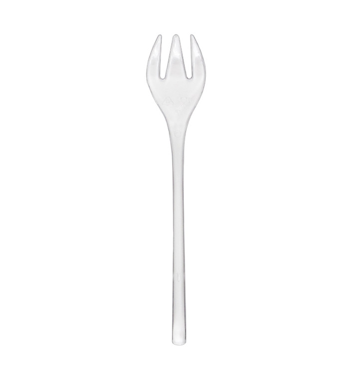 Tenedor PS Degustación Transparente 10cm (200 Uds)