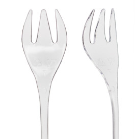 Tenedor PS Degustación Transparente 10cm (4.000 Uds)