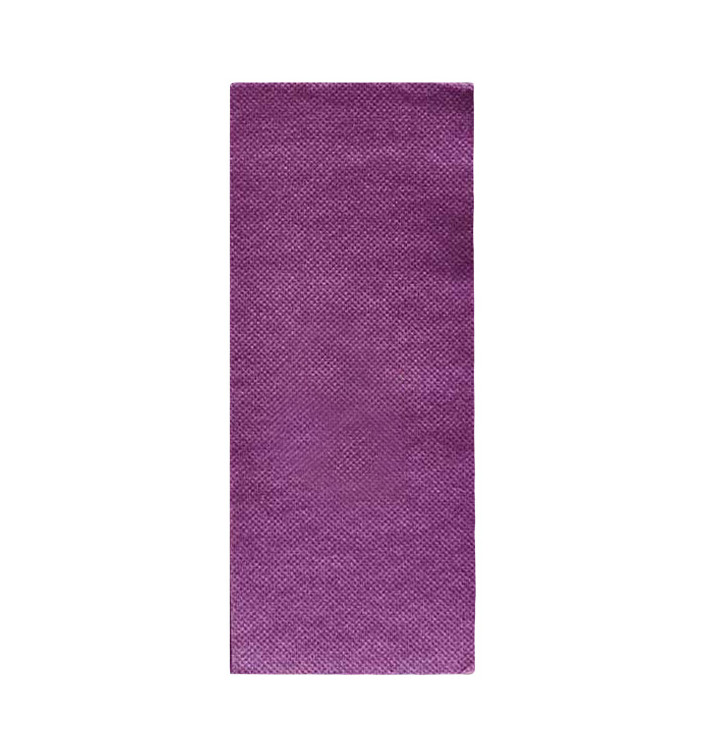 Servilleta Papel 1/8 33x40cm "Old" Berenjena Punta-Punta (50 Uds)