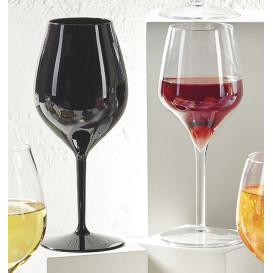 Copa Durable Tritán Negra para Vino 510ml (6 Uds)