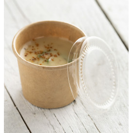 Tarrina Cartón Kraft para Salsas 30ml Ø4,4cm (2.000 Uds)