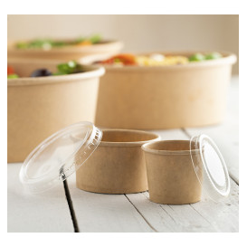 Tapa PET Transparente para Tarrina Salsas 30ml Ø4,4cm (2.000 Uds)