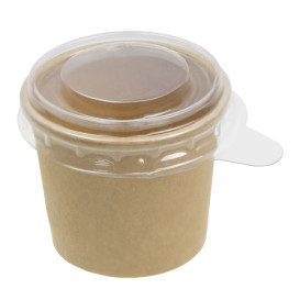 Tapa PET Transparente para Tarrina Salsas 30ml Ø4,4cm (50 Uds)