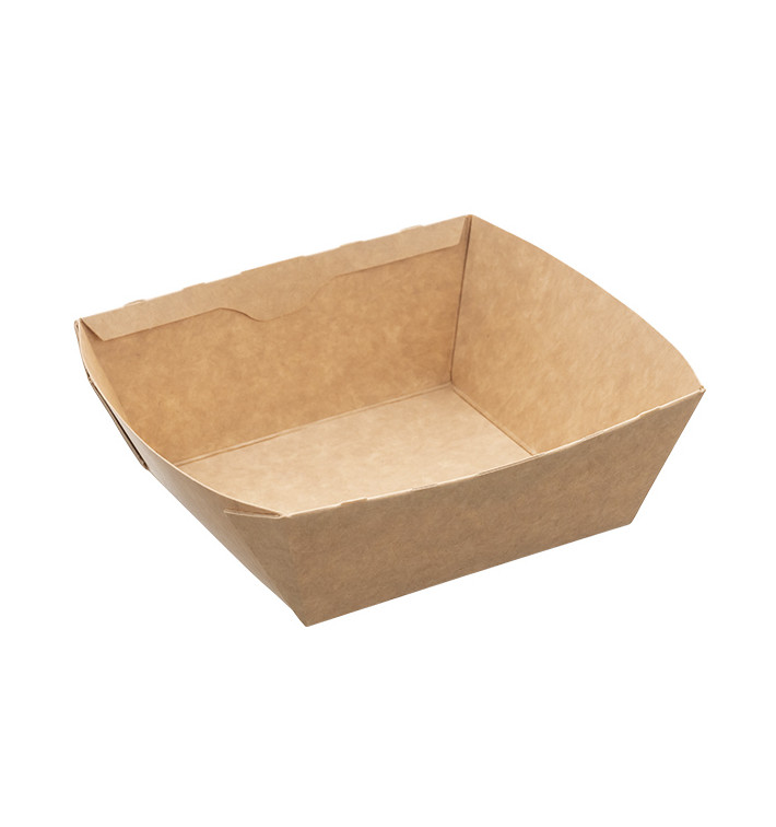 Ensaladera Rectangular Kraft 375ml 15x12x5cm (400 Uds)