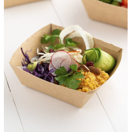 Ensaladera Rectangular Kraft 375ml 15x12x5cm (400 Uds)
