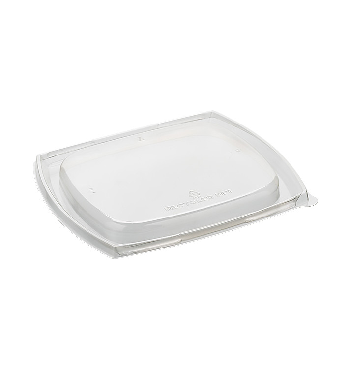 Tapa Rectangular rPET para Ensaladera 19x16cm (300 Uds)