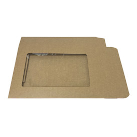 Caja Kraft con Ventana 35,8x25,6x7,1cm (50 Uds)