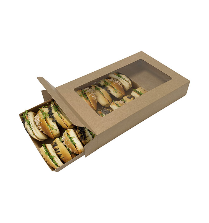 Caja de cartón con ventana