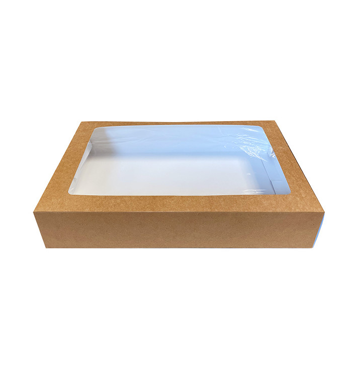 Caja Kraft con Ventana 45x31x8,2cm (25 Uds)