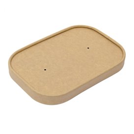 Contenitore Rettangolare Kraft microonde 1.000ml 17,2x12x7,5cm (300 Pezzi)