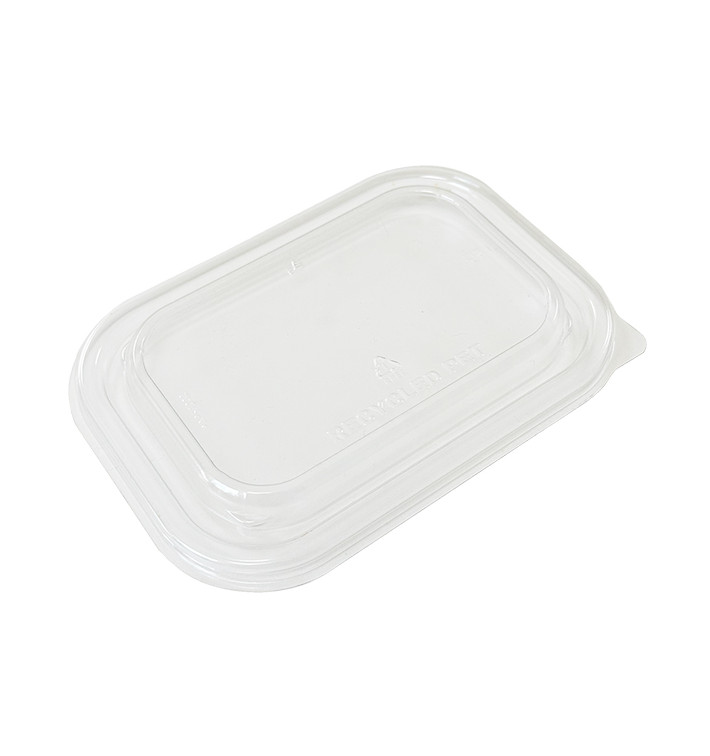 Tapa Rectangular rPET para Envases 17,2x12cm (50 Uds)