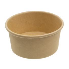 Tarrina Cartón Kraft para Salsas 60ml Ø6,7cm (50 Uds)