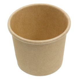Tarrina Cartón Kraft para Salsas 30ml Ø4,4cm (2.000 Uds)