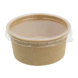 Tapa PET Transparente para Tarrina Salsas 60ml Ø6,7cm (50 Uds)