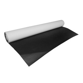 Mantel de Papel Rollo Negro 1x100m. 40g (6 Uds)