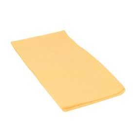 Servilleta Papel 1/8 40x40cm Amarillo Punta-Punta (50 Uds)