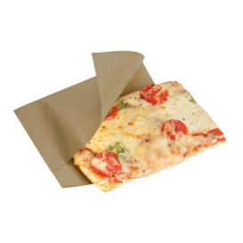 Bolsa Papel Antigrasa Abierta 2L Kraft 15x15cm (250 Uds)