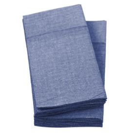 Servilleta Portacubiertos de Papel Vaquero Azul 40x40cm (30 Uds)