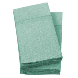 Servilleta Portacubiertos de Papel Vaquero Verde 40x40cm (30 Uds)