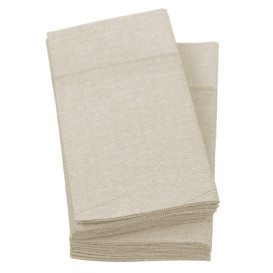 Servilleta Portacubiertos de Papel Vaquero Crema 40x40cm (30 Uds)