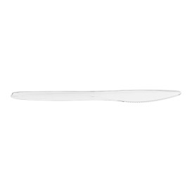 Cuchillo Plástico Luxury Transparente 175mm (100 Uds)