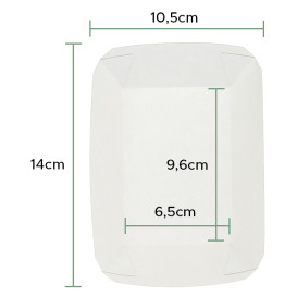 Barqueta 250ml Kraft 9,6x6,5x4,2cm (1000 Uds)