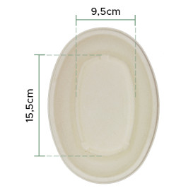 Bandeja Caña de Azúcar 500ml 24x17x4cm (75 Uds)