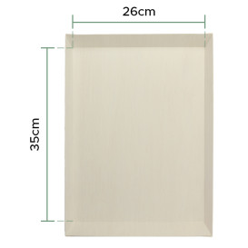 Bandeja de Madera 38x27,4x3cm 2400ml (100 Uds)