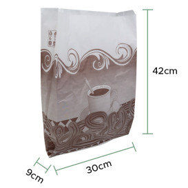 Bolsa para Churros Antigrasa 30+10x42cm (1000 Uds)