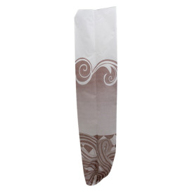 Bolsa para Churros Antigrasa 22+11x36cm (1.000 Uds)
