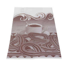 Bolsa para Churros Antigrasa 22+11x36cm (1.000 Uds)