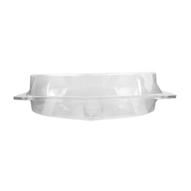 Envase Tapa Bisagra Repostería PET Ø27x8cm (100 Uds)