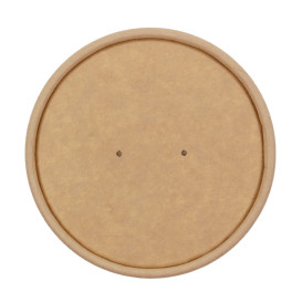 Tapa de Cartón Kraft para Tarrina de cartón de Ø10,0cm (500 Uds)