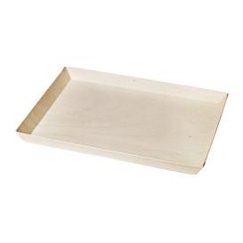 Bandeja de Madera 38x27,4x3cm 2400ml (100 Uds)