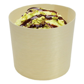 Vaso de Madera Degustación 1Oz/30ml 6x6cm (100 Uds)