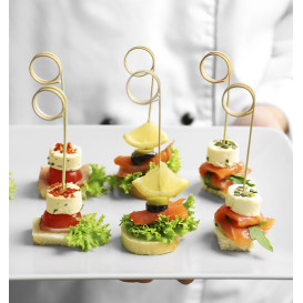 Pincho de Bambú con Asa Rizada 9cm (1.000 Uds)