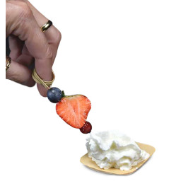 Pincho de Bambú con Asa Rizada 9cm (100 Uds)