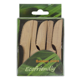 Cuchillo pequeño de Bambú 9cm en caja (100 Uds)