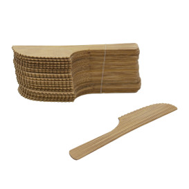 Cuchillo pequeño de Bambú 9cm en caja (100 Uds)
