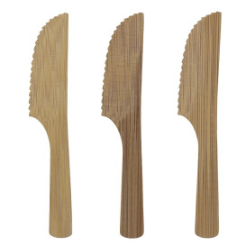 Cuchillo pequeño de Bambú 9cm en caja (100 Uds)
