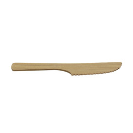 Cuchillo pequeño de Bambú 9cm en caja (100 Uds)