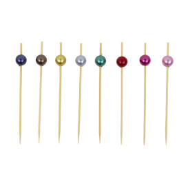 Pinchos de Bambú Perla Surtido 9cm (1.200 Uds)