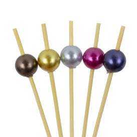 Pinchos de Bambú Perla Surtido 9cm (100 Uds)