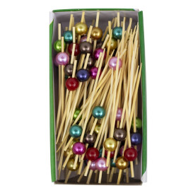 Pinchos de Bambú Perla Surtido 9cm (1.200 Uds)