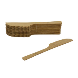 Cuchillo de Bambú 15cm en caja (100 Uds)
