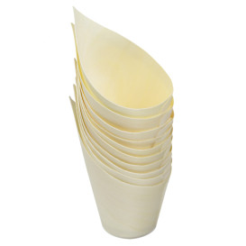 Cono de Madera Degustación 8cm (1.000 Uds)