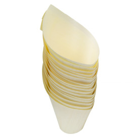 Cono de Madera Degustación 11cm (50 Uds)